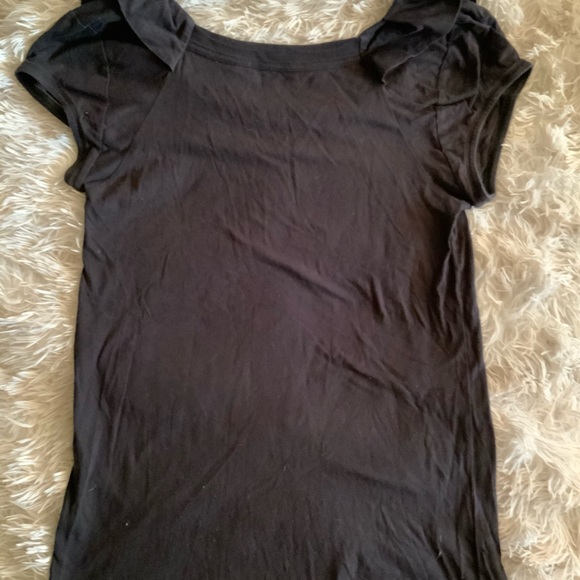 Black Marc Jacobs ruffled tee Sz S - Picture 4 of 4